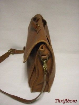 Vintage COACH Brown Leather Briefcase Messenger Laptop Bag Mens Womens 