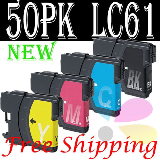 50 Brother LC61 MFC 495CW 5895CW 795CW inkjet cartridge  