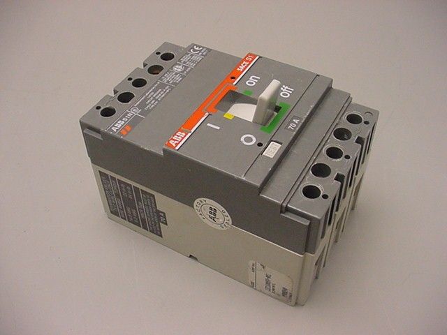 ABB S1N 3 POLE CIRCUIT BREAKER SACE 70A 480V Nice  