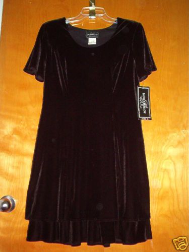 Brand New w/tags Molly Malloy Black Evening Dress  8  