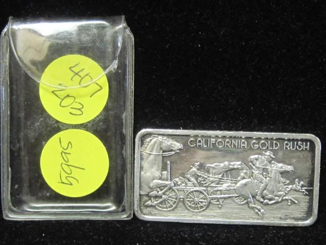   Greatest Americans Hamilton Mint 1 Troy oz .999 Fine Silver Bar  
