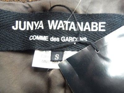 Comme des Garcons Junya Watanabe Brn Tweed Suit NWT SM  