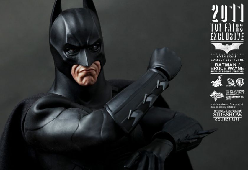 Hot Toys Batman Begins Batman   Bruce Wayne 12 1/6 sideshow exclusive 