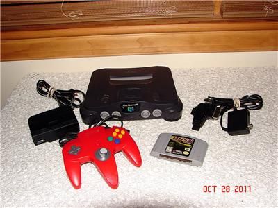 Nintendo 64 Model NUS 001 (USA) w/1 Controller & 1 Game BUNDLE 