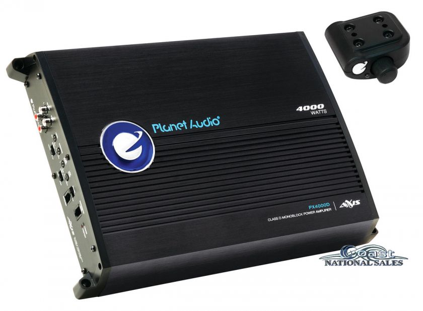 PLANET AUDIO PX4000D 4000W CLASS D MONOBLOCK CAR POWER AMPLIFIER BRAND 