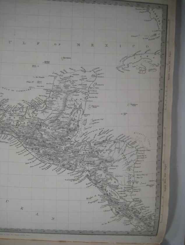 1842 SDUK Map of Central America  